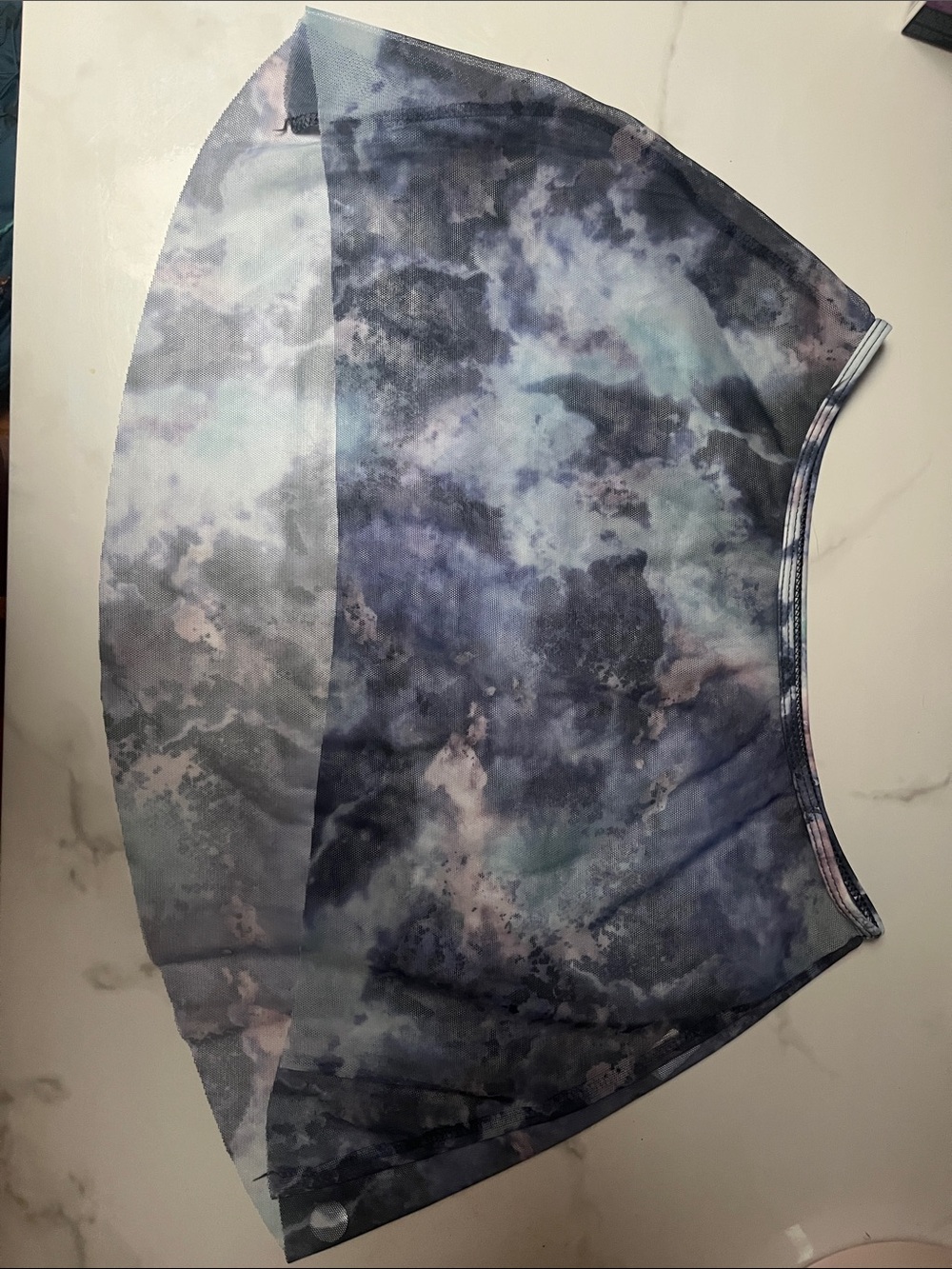 Women's blue and purple ballet skirt